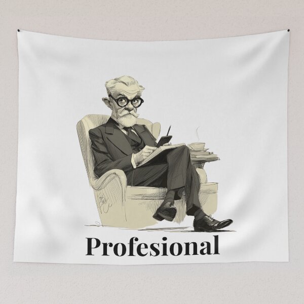 Item preview, Profesional | Camiseta Humor Psicología | Regalo  Terapeuta | Psych Major | designed and sold by De Aqui y de Alla Studio.