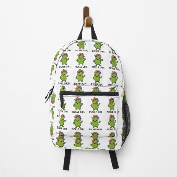 Item preview, Pickle Girl – Cute Kawaii Pickle Character | Funny Pickle Lover Sticker & T-Shirt designed and sold by Basma Designs | Funny Shirts, Stickers & Mugs.