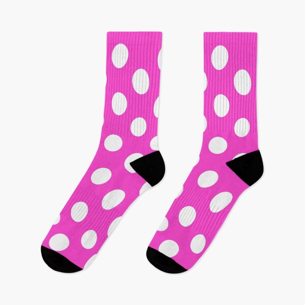 Aperçu de l'œuvre POIS BLANCS ET ROSE VIF MOYENS créée et vendue par RachelMacht.