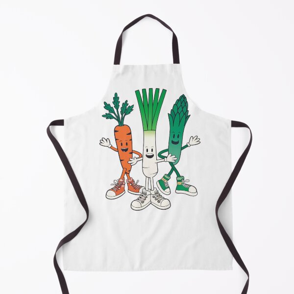 Item preview, Funny Dancing Vegetables Carrot Leek Asparagus designed and sold by AntiqueImages.