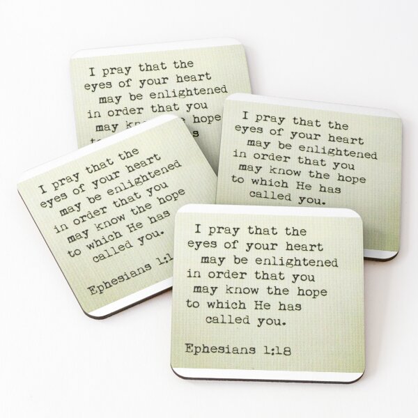 Item preview, Ephesians 1:18 designed and sold by di-Vera-Rosati.