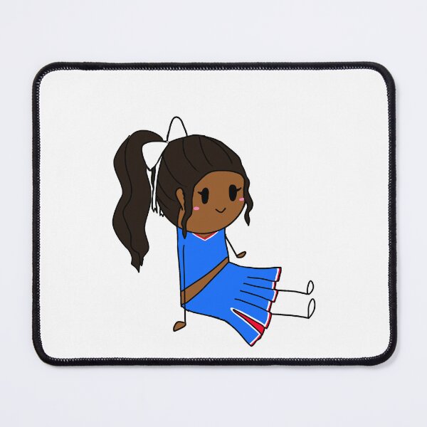 Item preview, Black haired KU cheerleader designed and sold by PomegranateHeart.