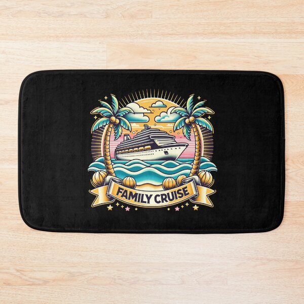 Item preview, Family Cruise 2026 – Tropical Cruise Ship Watercolor Design designed and sold by artedigital99.