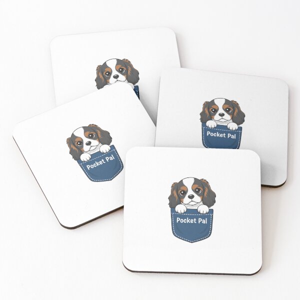 Item preview, Pocket Pal Cavalier King Charles Puppy Peeker designed and sold by NatureUnleashed.
