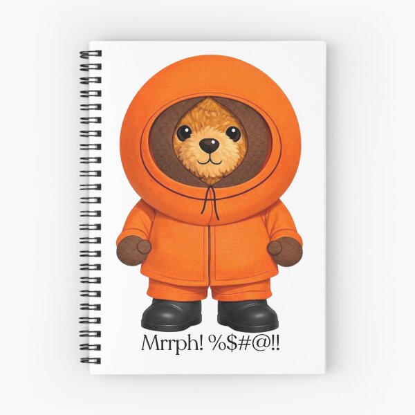 Item preview, Cute Orange Parka Winter Bear - Retro 90s Nostalgia ❄️ designed and sold by CuteBear87.