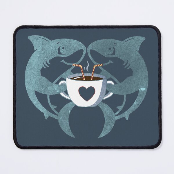 Item preview, Shark Coffee Love (Vintage Style) designed and sold by RitaRuni1992.