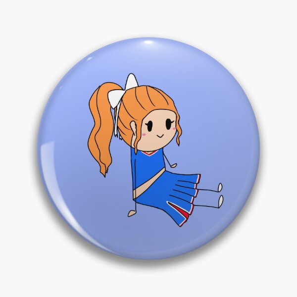 Item preview, Ginger haired KU cheerleader designed and sold by PomegranateHeart.