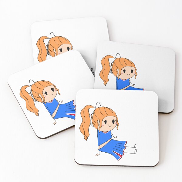 Item preview, Ginger haired KU cheerleader designed and sold by PomegranateHeart.