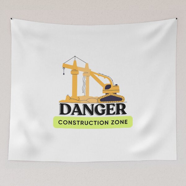 Item preview, Danger Construction Zone designed and sold by ArtistTejal.