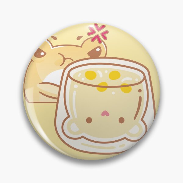Item preview, Grumpy Yellow Frog and Cute Bear Drink designed and sold by Kanniax.