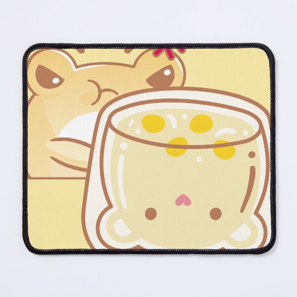 Item preview, Grumpy Yellow Frog and Cute Bear Drink designed and sold by Kanniax.