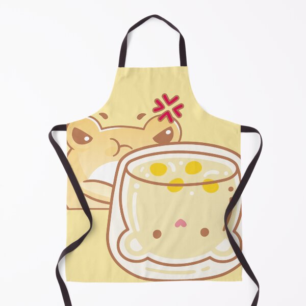 Item preview, Grumpy Yellow Frog and Cute Bear Drink designed and sold by Kanniax.