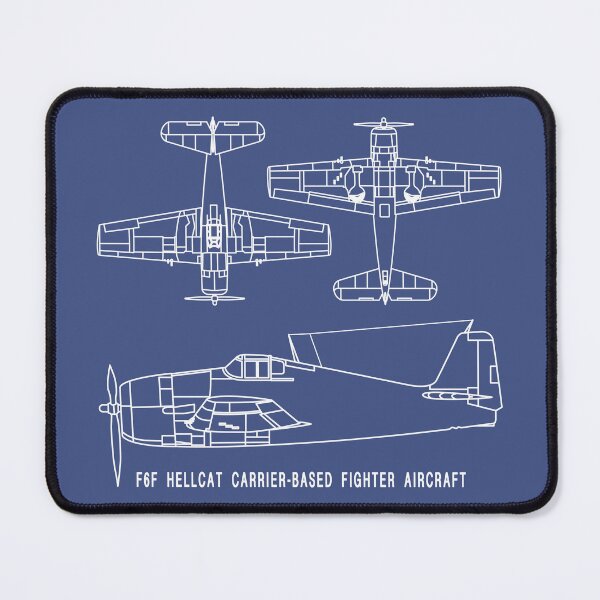 Item preview, F6F Hellcat American WW2 Fighter Plane Blueprints designed and sold by MilitaryMart.