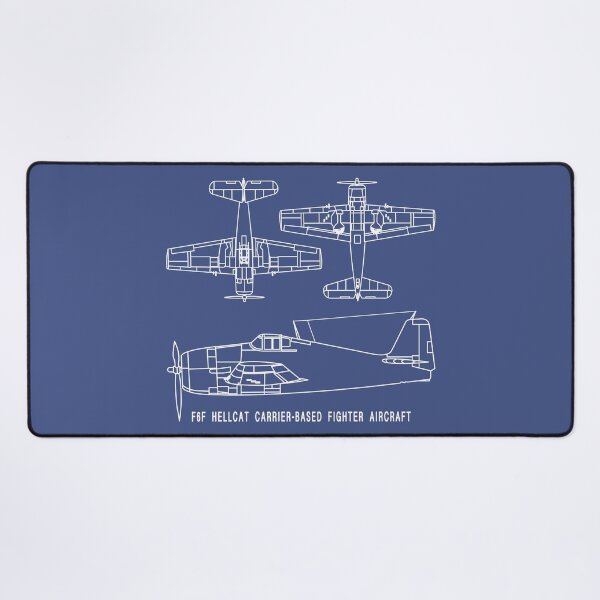 Item preview, F6F Hellcat American WW2 Fighter Plane Blueprints designed and sold by MilitaryMart.