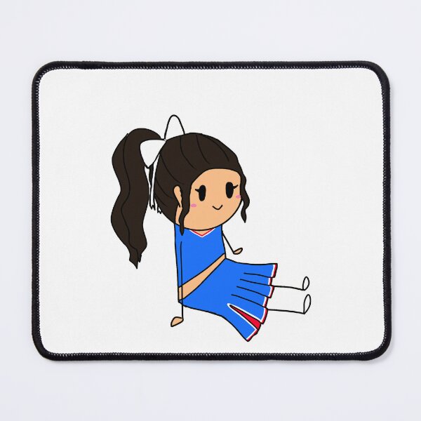Item preview, Black haired KU cheerleader designed and sold by PomegranateHeart.