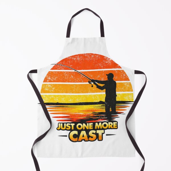 Item preview, Just One More Cast Retro Sunset Fishing Fisherman Vintage Graphic designed and sold by ZEBBEDE - Minimal Streetwear .