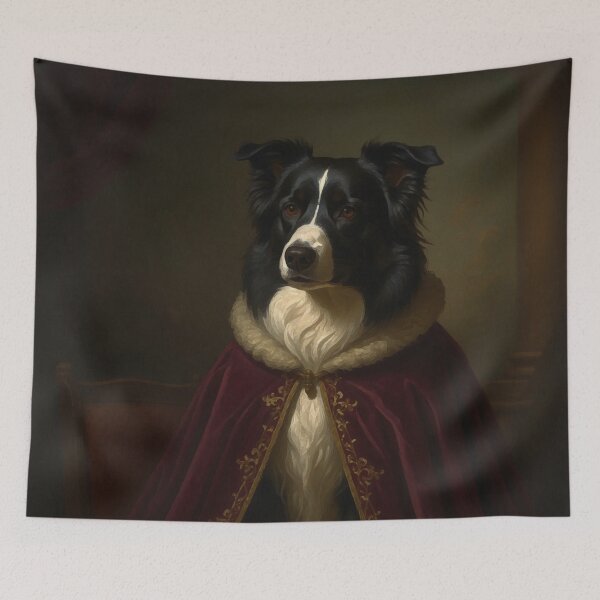 Item preview, Royal Border Collie Noble Portrait designed and sold by Rutvain.