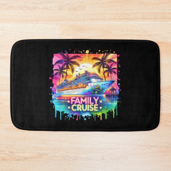 Item preview, Cruising with Family 2026 – Watercolor Cruise Ship Design designed and sold by artedigital99.