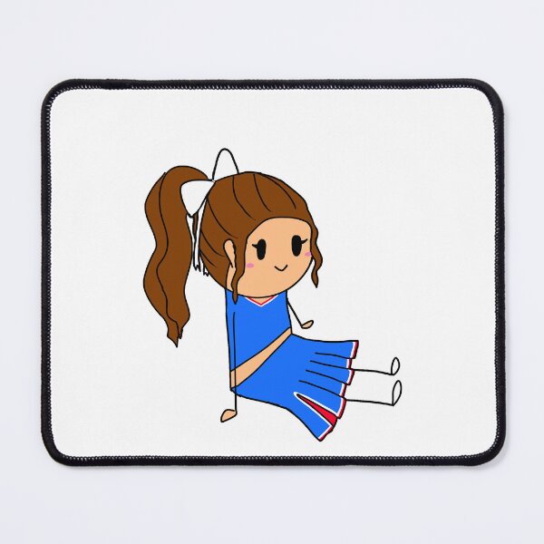 Item preview, Warm-brunette haired KU cheerleader designed and sold by PomegranateHeart.