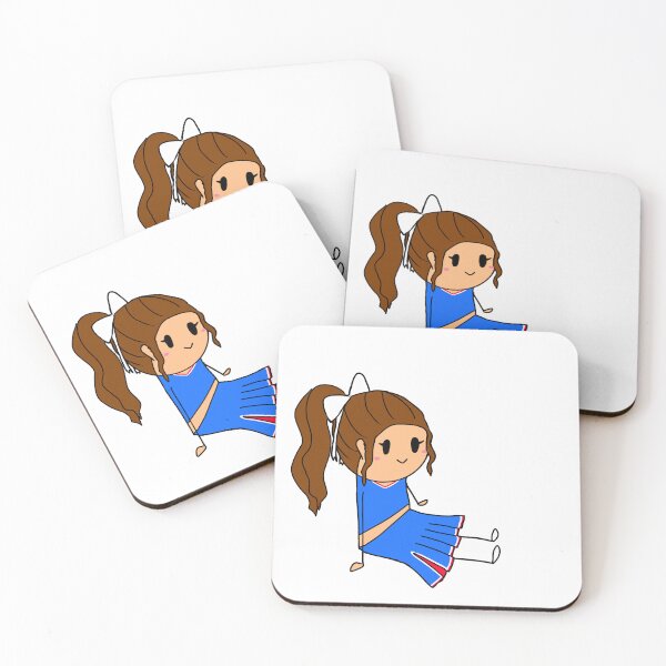 Item preview, Warm-brunette haired KU cheerleader designed and sold by PomegranateHeart.