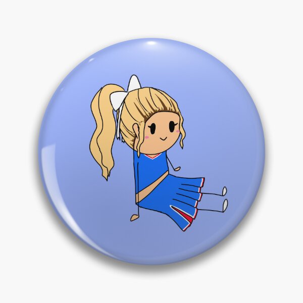 Item preview, Blonde with brunette roots KU cheerleader designed and sold by PomegranateHeart.