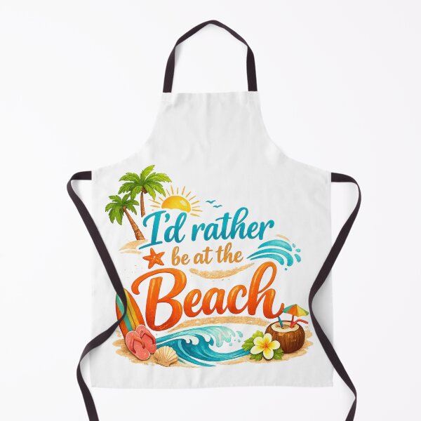Item preview, I'd Rather Be At The Beach  designed and sold by ttuniques.