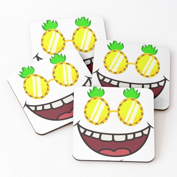 Item preview, Smiling pineapple with glasses designed and sold by Karitza Daniela.