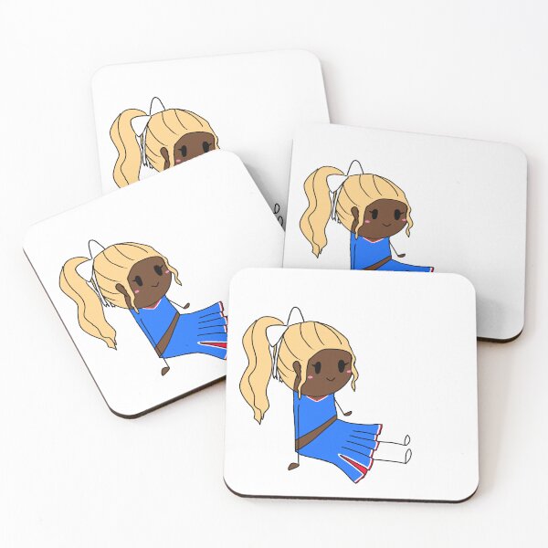 Item preview, Blonde haired cheerleader designed and sold by PomegranateHeart.