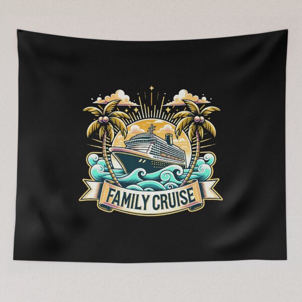 Item preview, Family Cruise Memories 2026 – Watercolor Cruise Ship Artwork designed and sold by artedigital99.