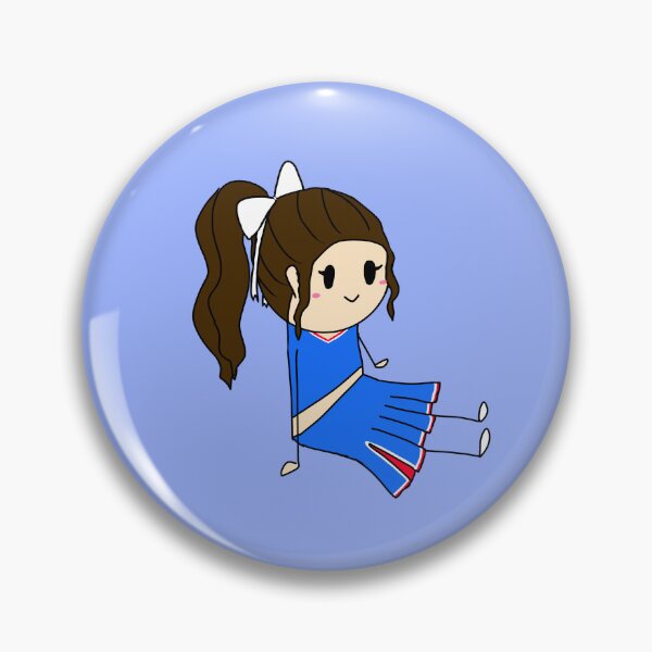 Item preview, Brunette haired cheerleader designed and sold by PomegranateHeart.
