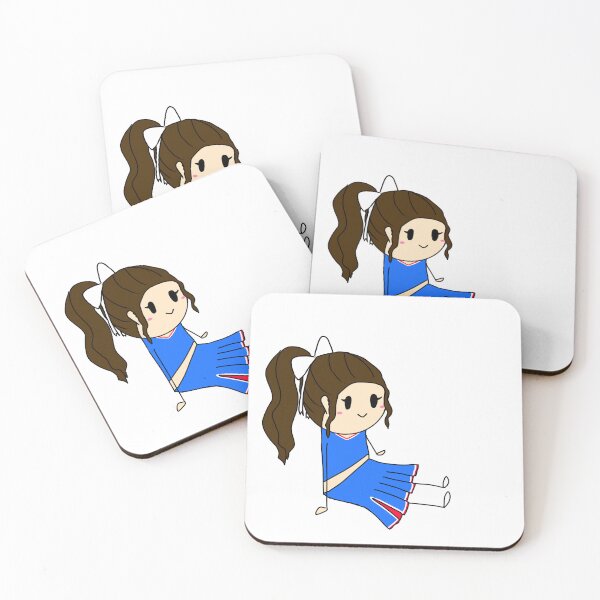 Item preview, Brunette haired cheerleader designed and sold by PomegranateHeart.