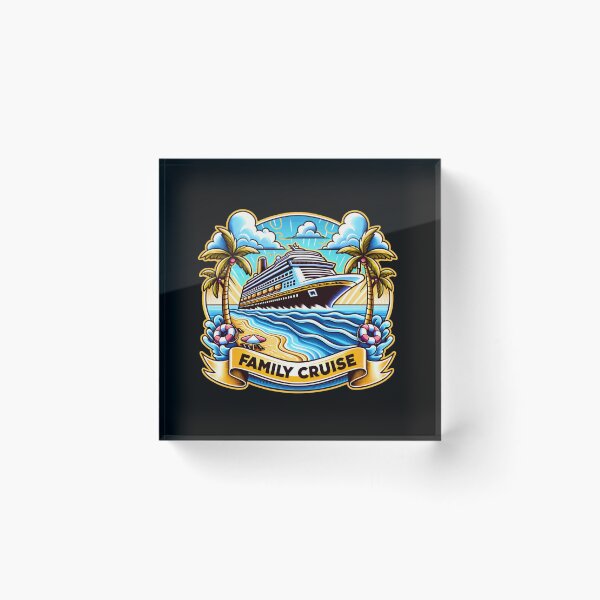 Item preview, Family Cruise Adventure 2026 – Tropical Travel Graphic Design designed and sold by artedigital99.