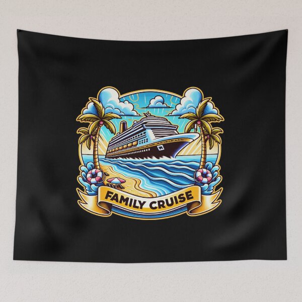 Item preview, Family Cruise Adventure 2026 – Tropical Travel Graphic Design designed and sold by artedigital99.