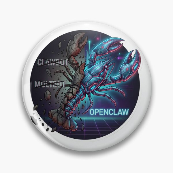 Item preview, OpenClaw Cyberpunk Lobster Evolution designed and sold by The Freedom Forge.