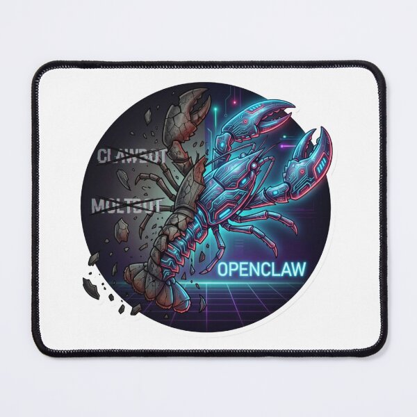 Item preview, OpenClaw Cyberpunk Lobster Evolution designed and sold by The Freedom Forge.