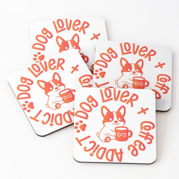 Item preview, dog lover + coffee adict designed and sold by natkale.
