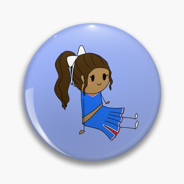 Item preview, Brunette haired cheerleader designed and sold by PomegranateHeart.