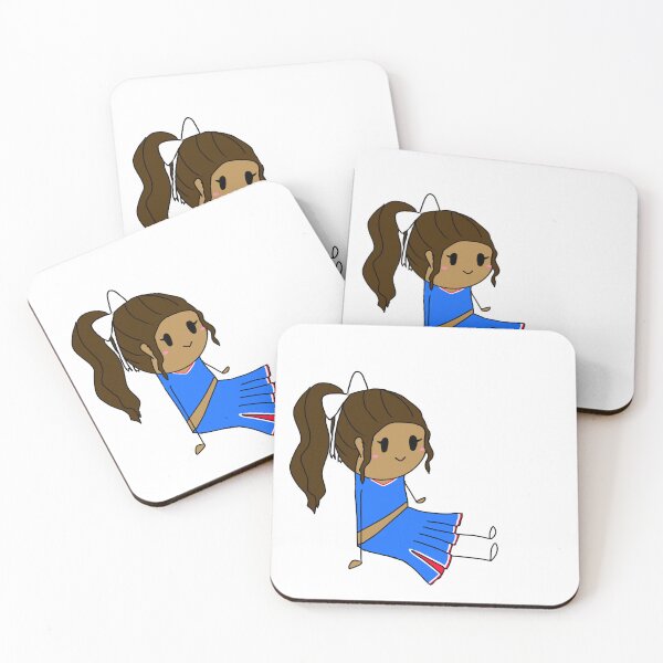 Item preview, Brunette haired cheerleader designed and sold by PomegranateHeart.