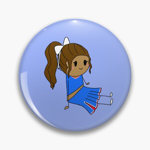 Item preview, Brunette haired cheerleader designed and sold by PomegranateHeart.