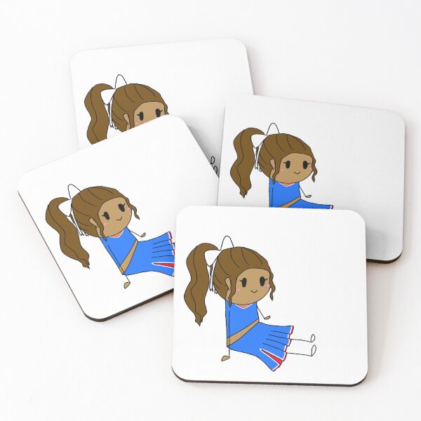 Item preview, Brunette haired cheerleader designed and sold by PomegranateHeart.