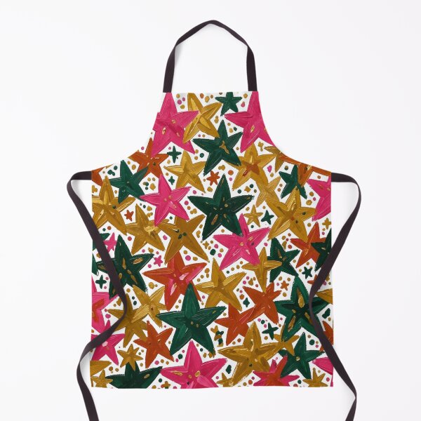 Item preview, Colorful Hand Painted Star Pattern designed and sold by laterkatergator.