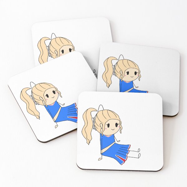 Item preview, Blonde haired cheerleader designed and sold by PomegranateHeart.