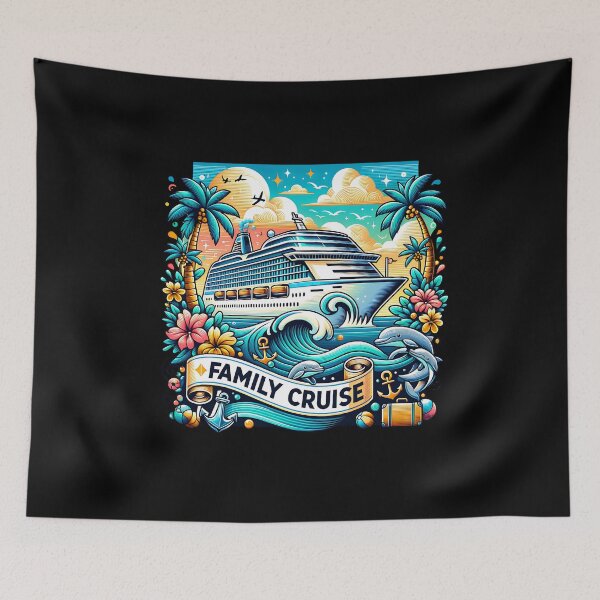 Item preview, Family Cruise Squad 2026 – Watercolor Cruise Vacation Design designed and sold by artedigital99.
