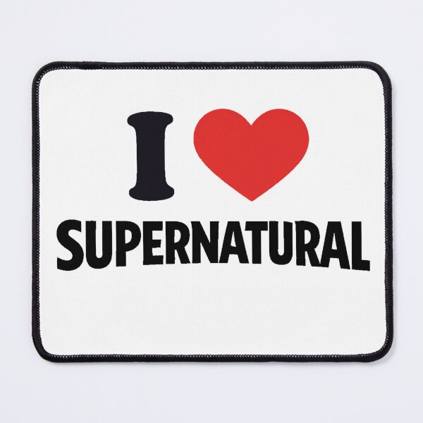 Item preview, I Love Supernatural Cute Fandom Sign designed and sold by Reyxava.