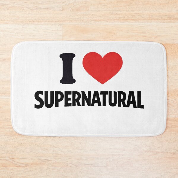 Item preview, I Love Supernatural Cute Fandom Sign designed and sold by Reyxava.