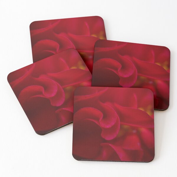 Item preview, Red Flower Macro Photography Print , Abstract Nature Wall Art. designed and sold by JSFrame.