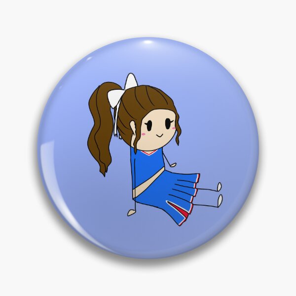 Item preview, Brunette haired cheerleader designed and sold by PomegranateHeart.