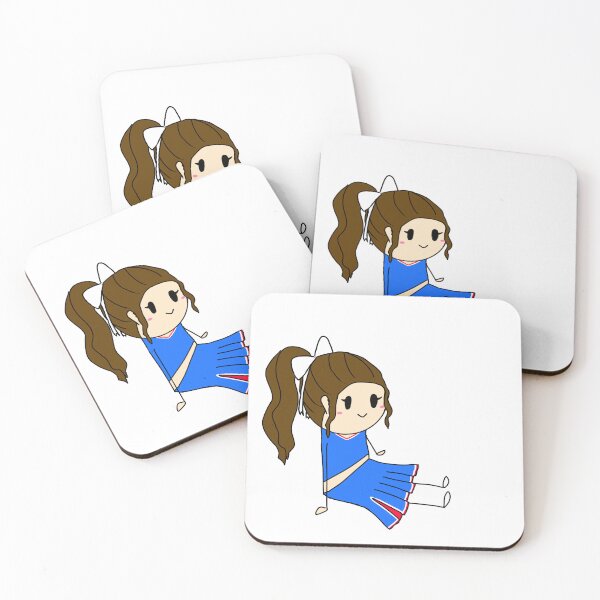 Item preview, Brunette haired cheerleader designed and sold by PomegranateHeart.