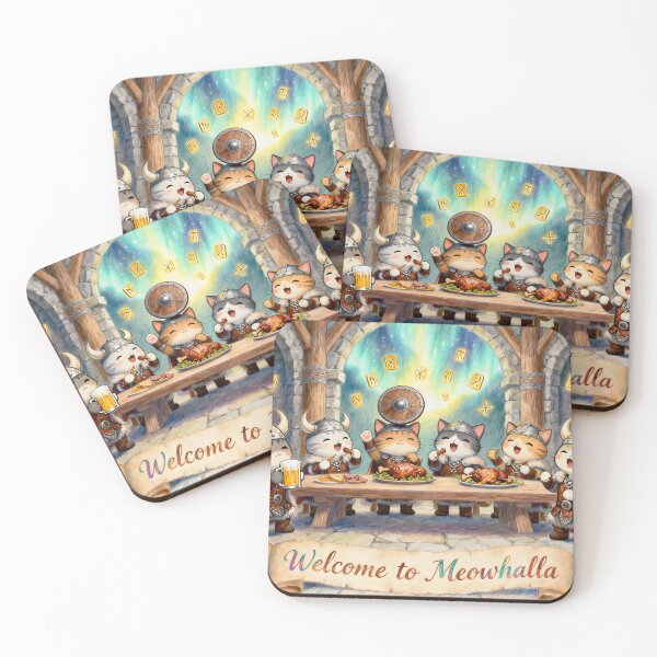 Item preview, Runes, Ale, and Chaos (Meowhalla Edition) designed and sold by ArcaneCritters.