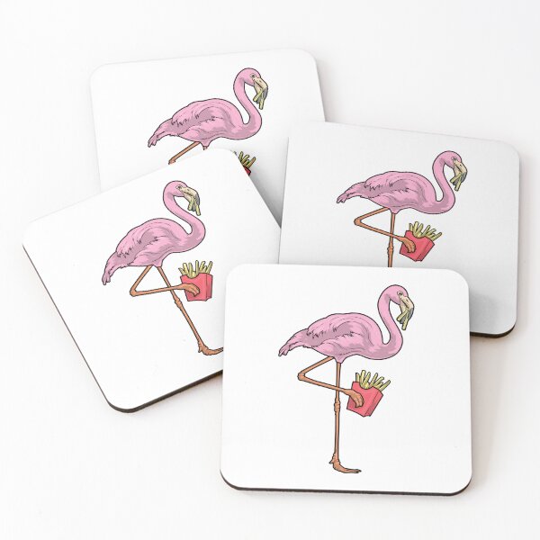 Item preview, Flamingo French fries designed and sold by Snabdesign84.